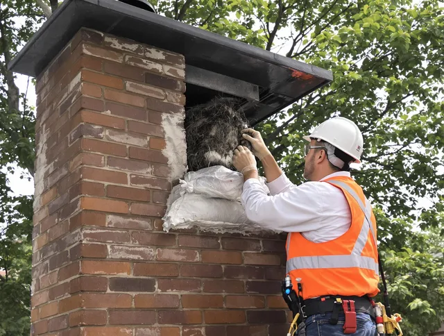 Humane removal of debris and animals by Hudson Chimney Sweep in Hudson, MA