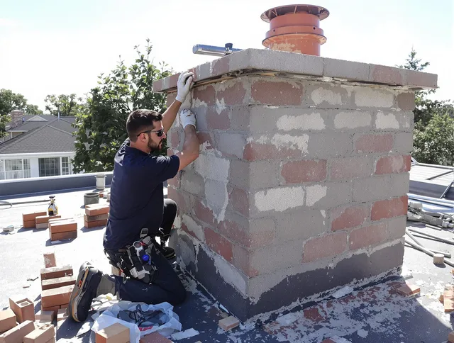 Advanced chimney repair process by Hudson Chimney Sweep in Hudson, MA